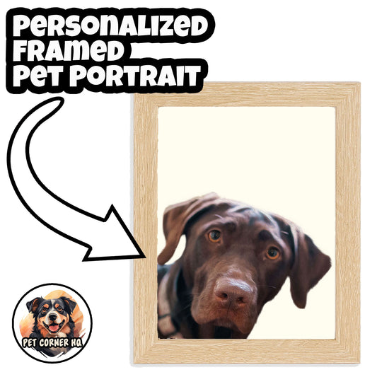 Personalized Framed Pet Portrait
