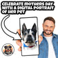 Custom Digital Pet Portrait for Mothers Day