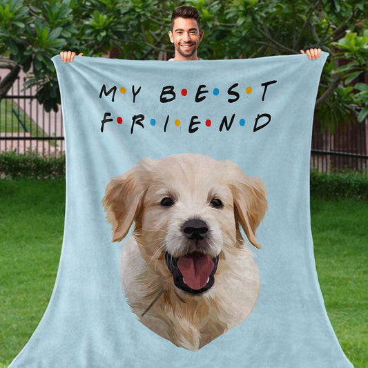 My Best Friend Fleece Blanket