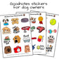 Goodnotes digital stickers for dog owners